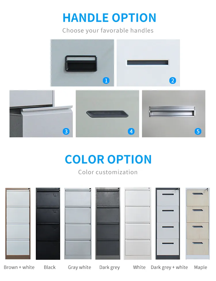 5-Drawer File Cabinet Detail