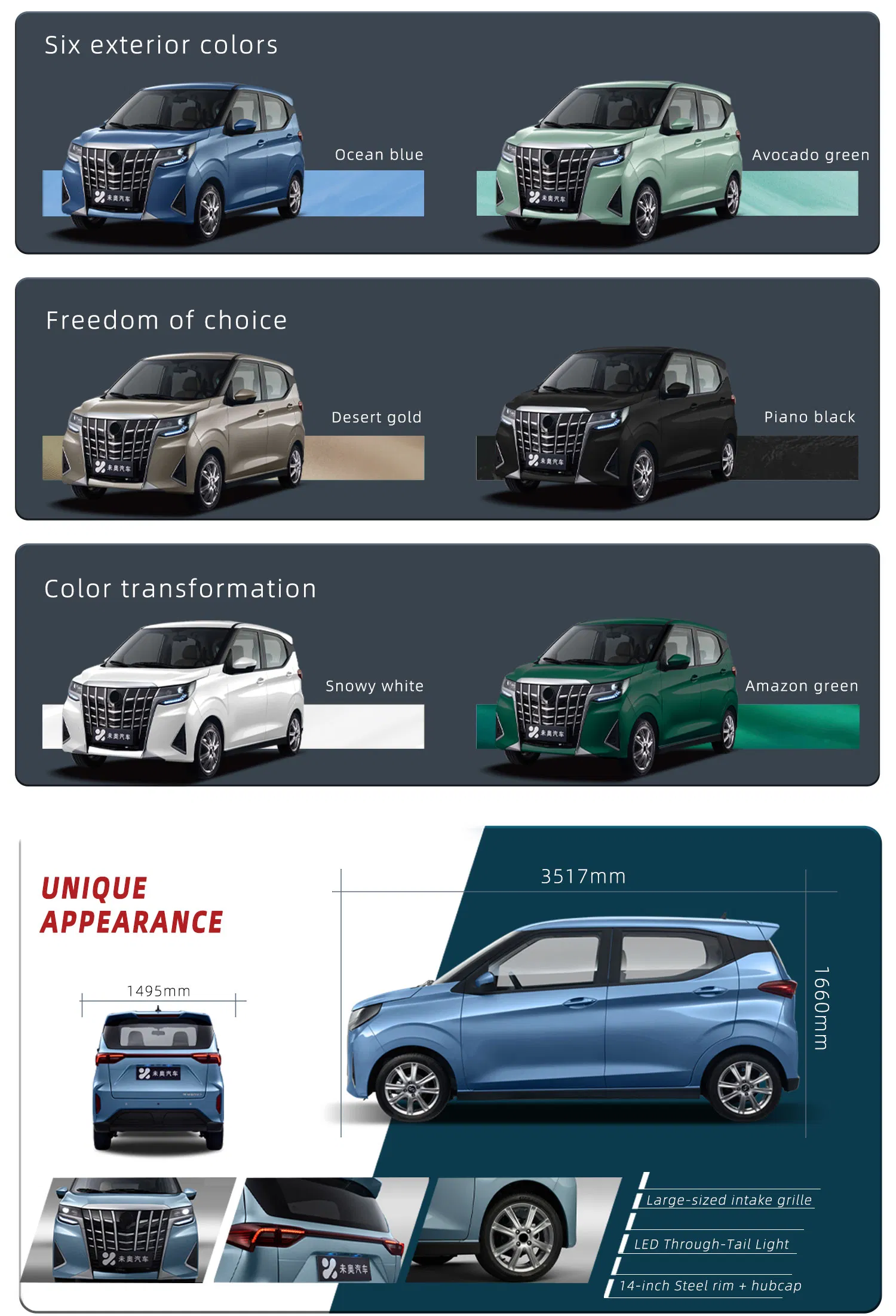 Electric Vehicle Front View