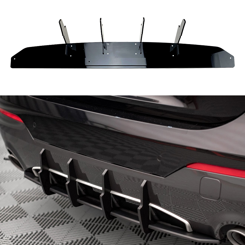 for BMW 4 Series Coupe G22 G23 M Sport 2020+ Rear Lip Spoiler Rear Blade Wind Blade Modification