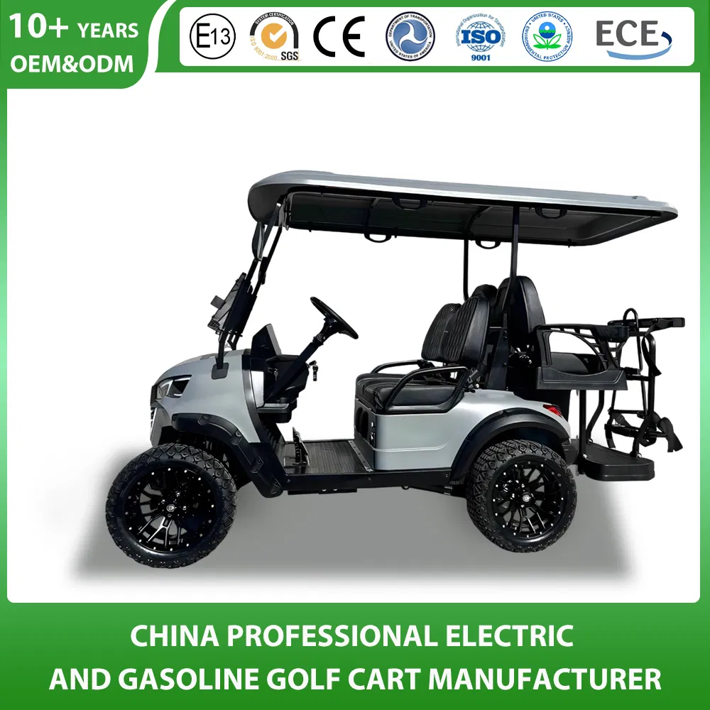 Wholesale Customized 2/4/6/8 Seater/Seat/People Sightseening Hunting Offroad 48V 72V Utility Legal Street Lithium Battery/Gasoline/Electric Golf Car for Club