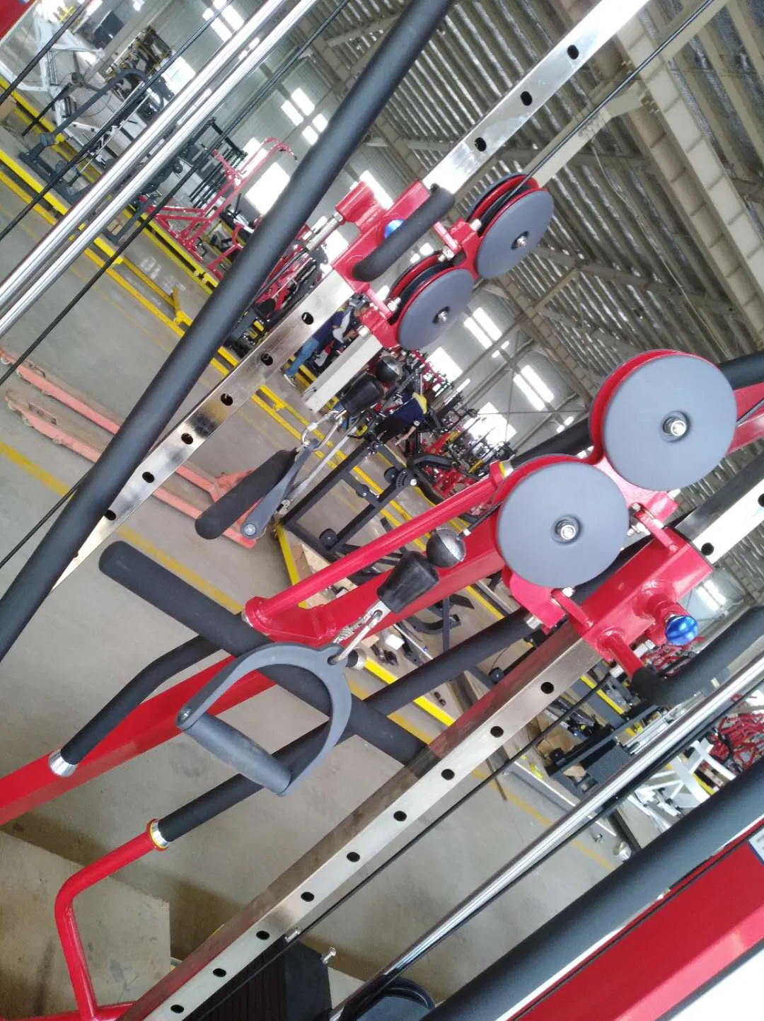 Top-of-The-Line Commercial Crossover Fitness Equipment with 80kg Weight Stack