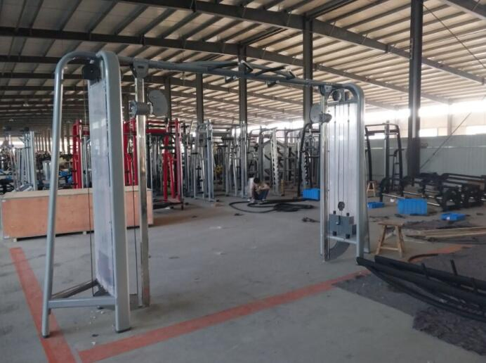 Tz-8018 Adjustable Cable Crossover with Dual Pulley System