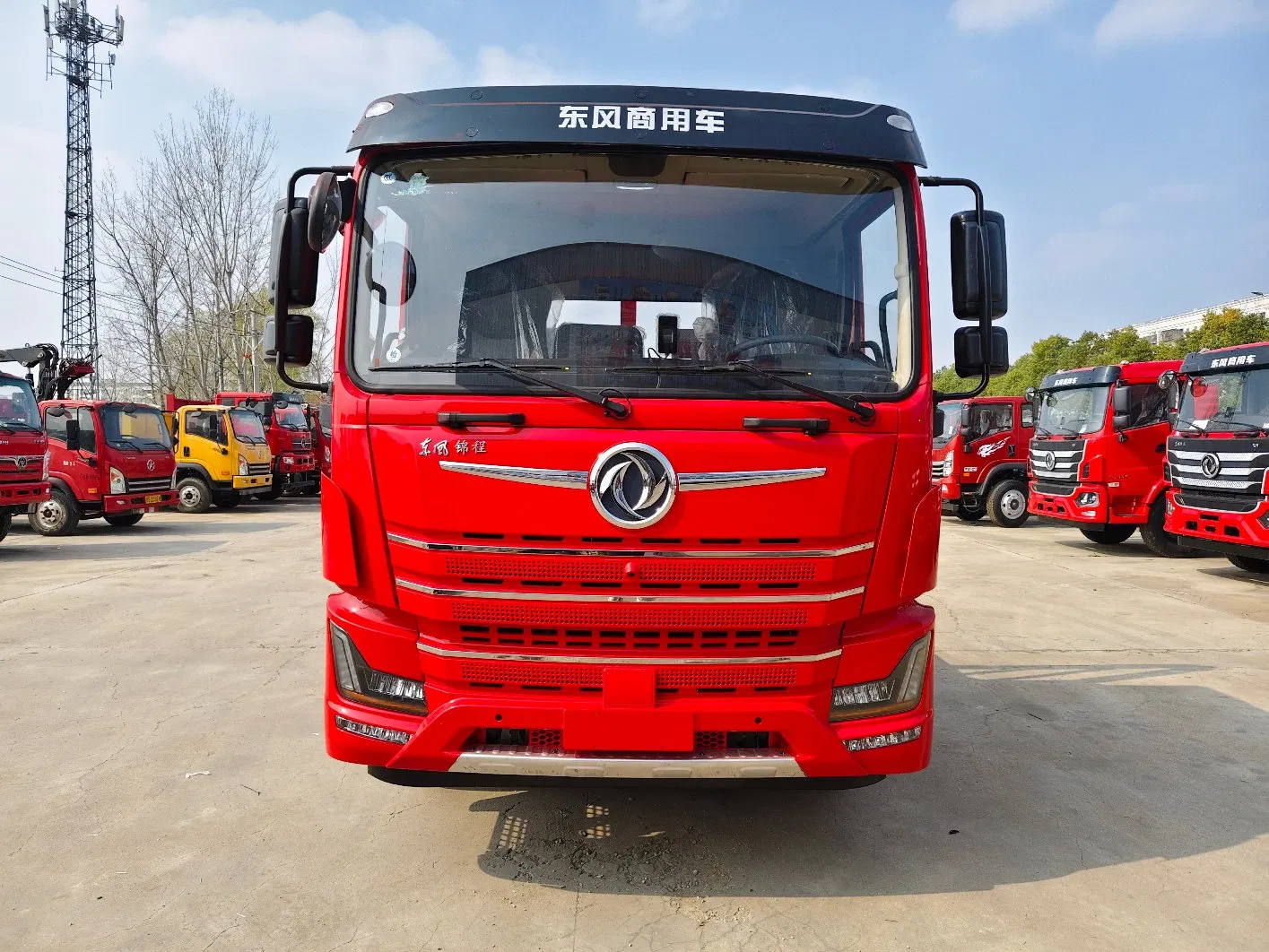 Cost-Effective Dongfeng 4X2 Oversized Construction Machinery Transporter Flatbed Vehicle