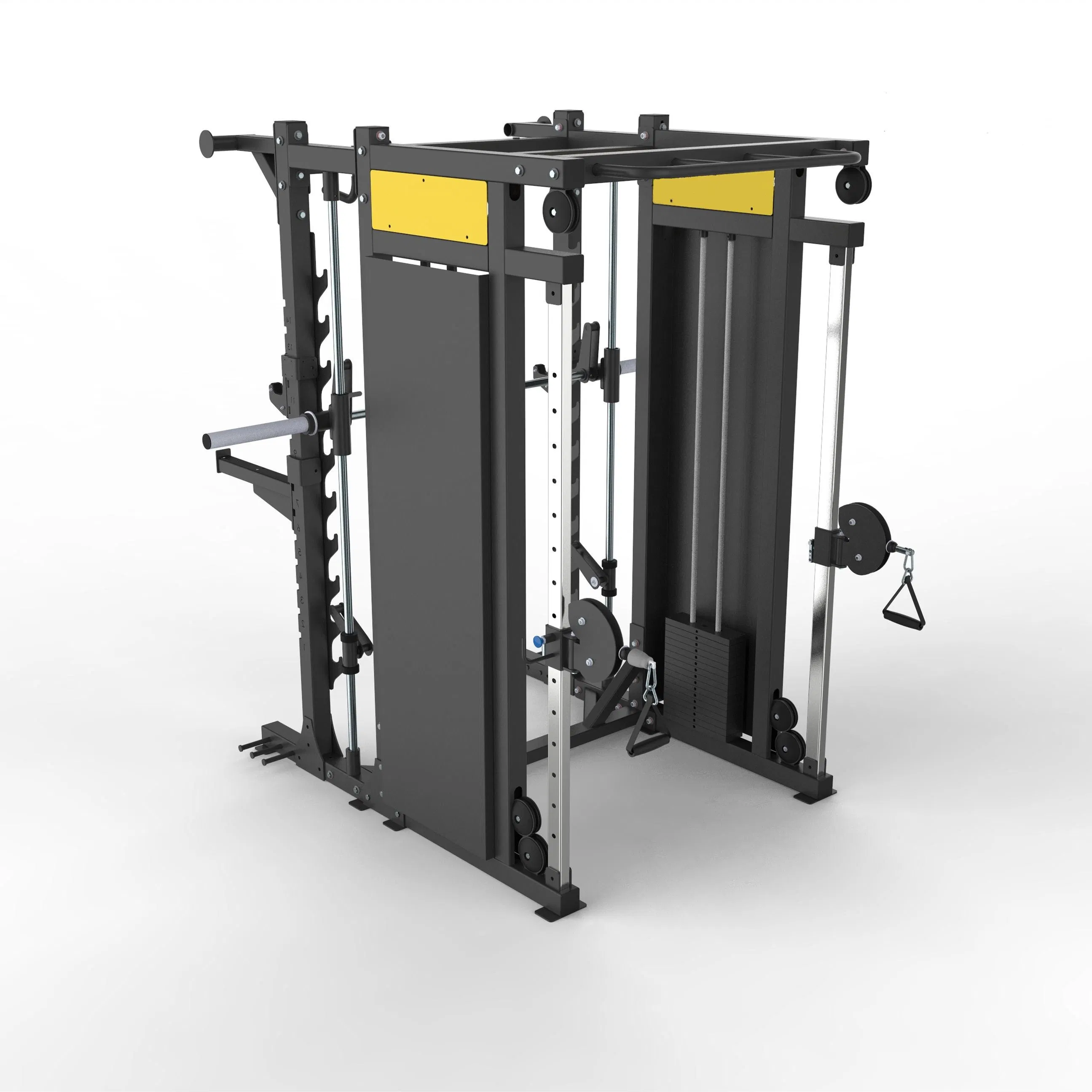 Home Gym Multi Functional Power Rack Cage Smith Squat Crossover