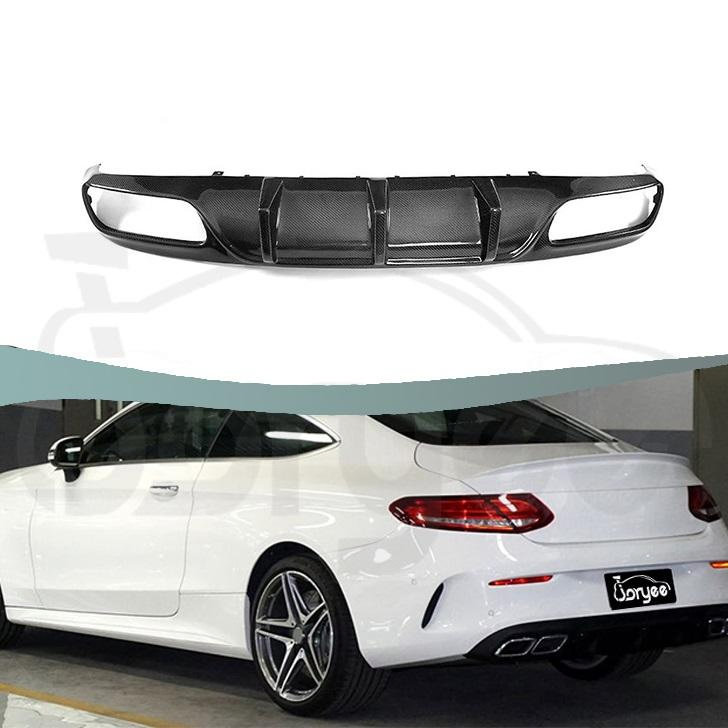 Carbon Fiber Rear Bumper Car Parts for Mercedes Benz C63 Coupe