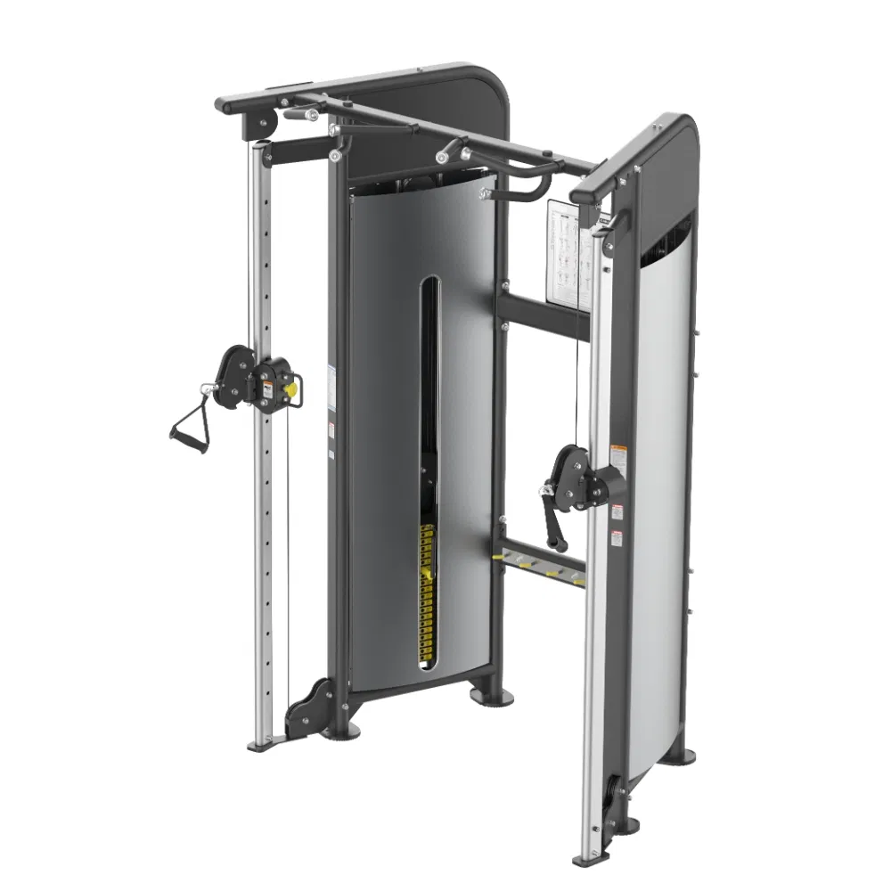 Commercial Grade Cable Crossover Machine with 200lbs Dual Weight Stacks Professional Gym