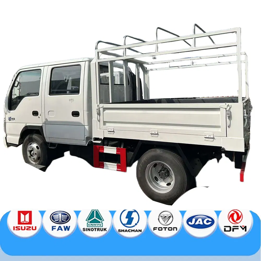 6-Wheel Small Commercial Vehicle with 4-Meter Cargo Box Flatbeds Vehicle