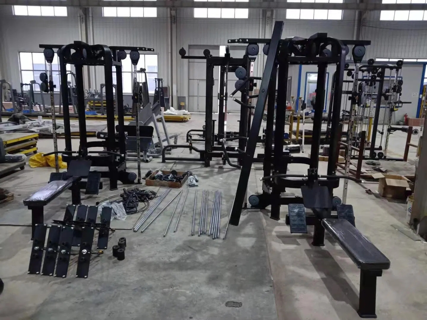 Commercial Fitness Equipment 8 Station Eight Station Adjustable Cable Crossover