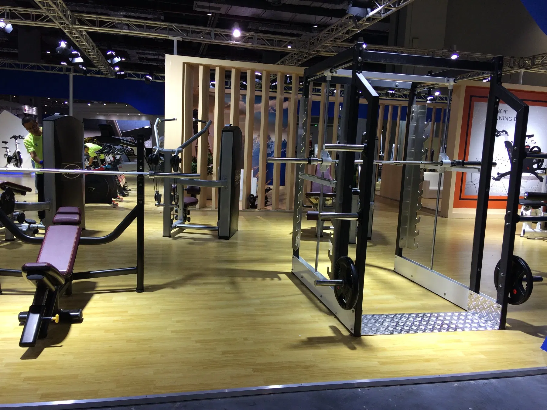 Tz-8018 Adjustable Cable Crossover with Dual Pulley System