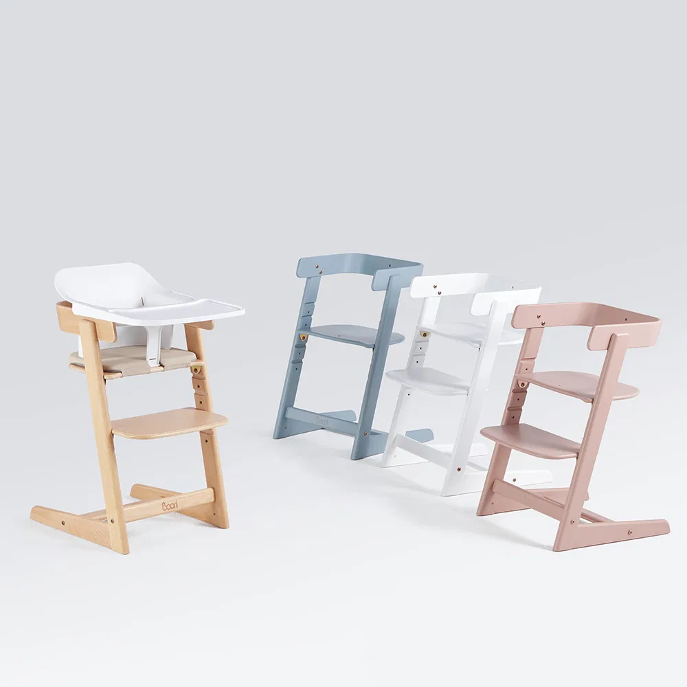 Boori babies Feeding Highchair 3 in 1 Convertible Baby High Chair Wooden