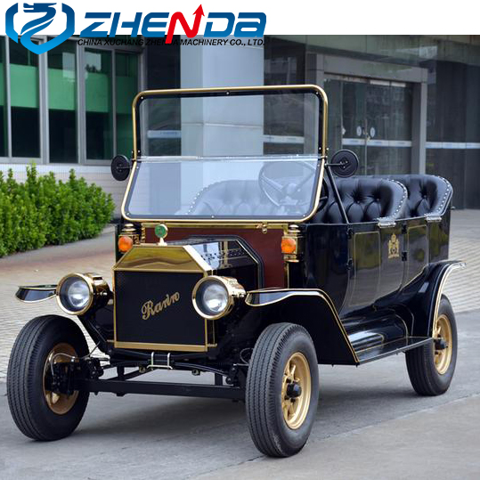 Electric Golf Cart Vintage Car Classic Car Cabriolet Convertible Commercial Vehicle for Adults
