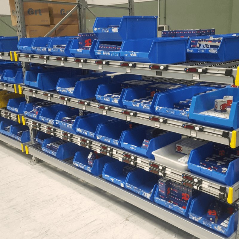 Warehouses and Distribution Center Ptl Pick to Light Sorting System