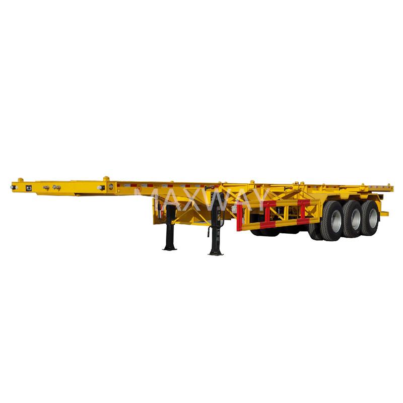 Manufacterur High Quality 40 FT 2-3 Axle Skeletal Semi Traler/ Skeleton Semi Trailer/ Wharf Semi Trailer for Sale