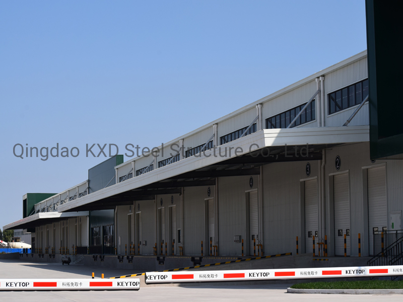 Modular Factory Prefabricated Light Qingdao Kxd Steel Structure Science Technology Logistics Town