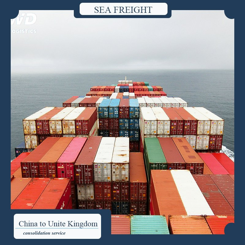 Door to Door Consolidation Serivce Sea/Air Freight From China to UK