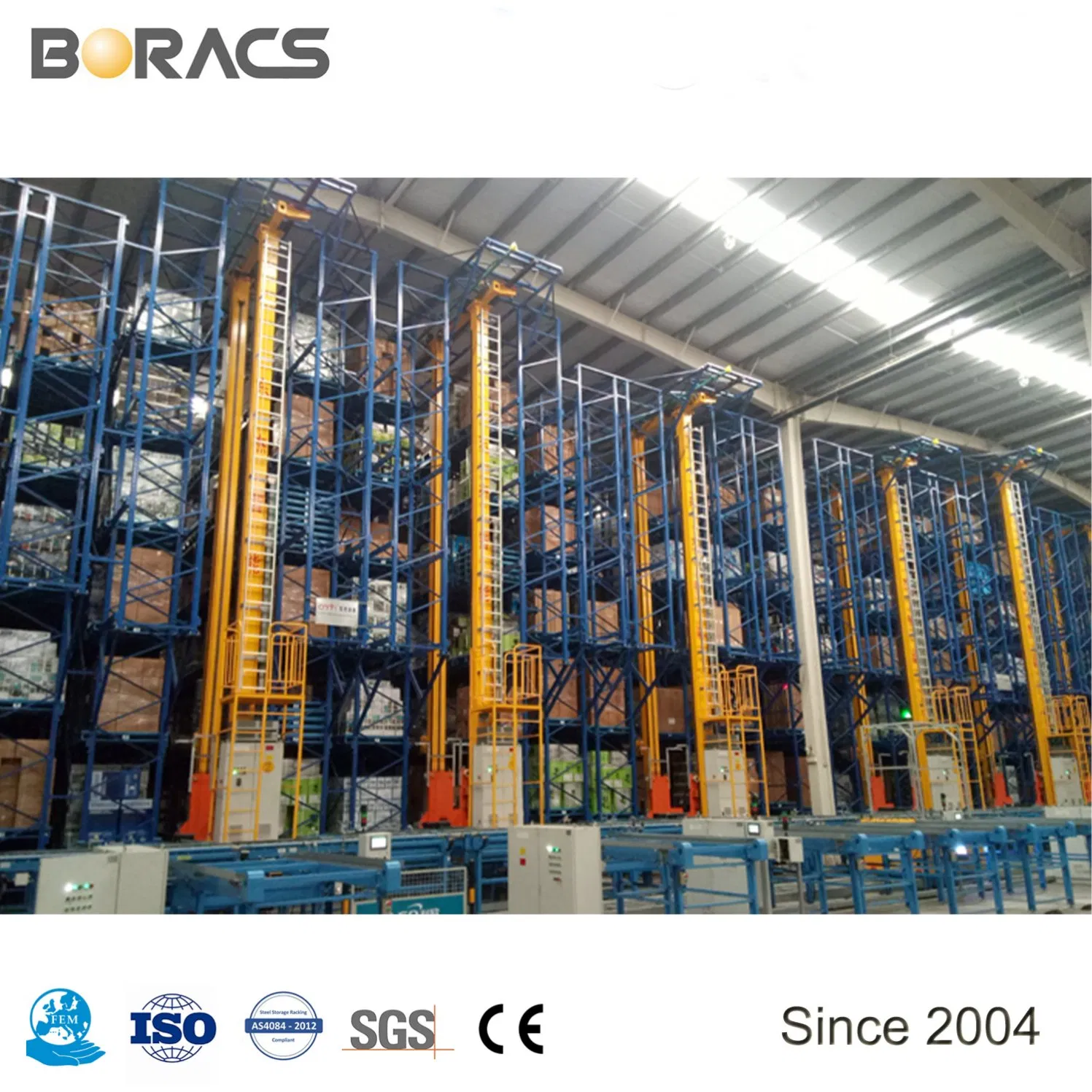 Automated Racking Storage High Density Warehouse Automated Racking Systems Automatic Storage Retrieval System