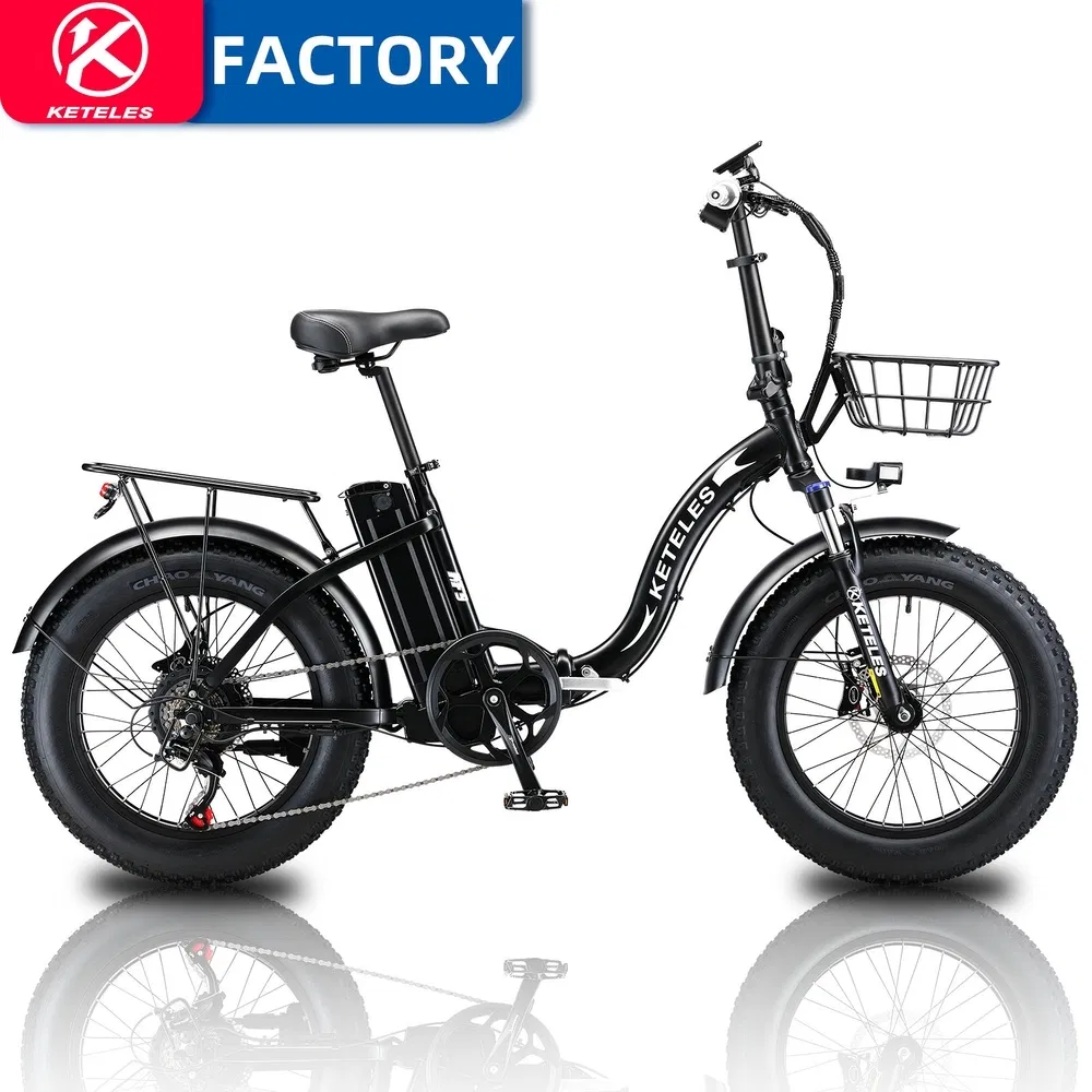 Strong-Climbing Ability Kf9 Single-Motor 350W Electric Aluminum-Alloy Folding Bike for Sandy Terrain