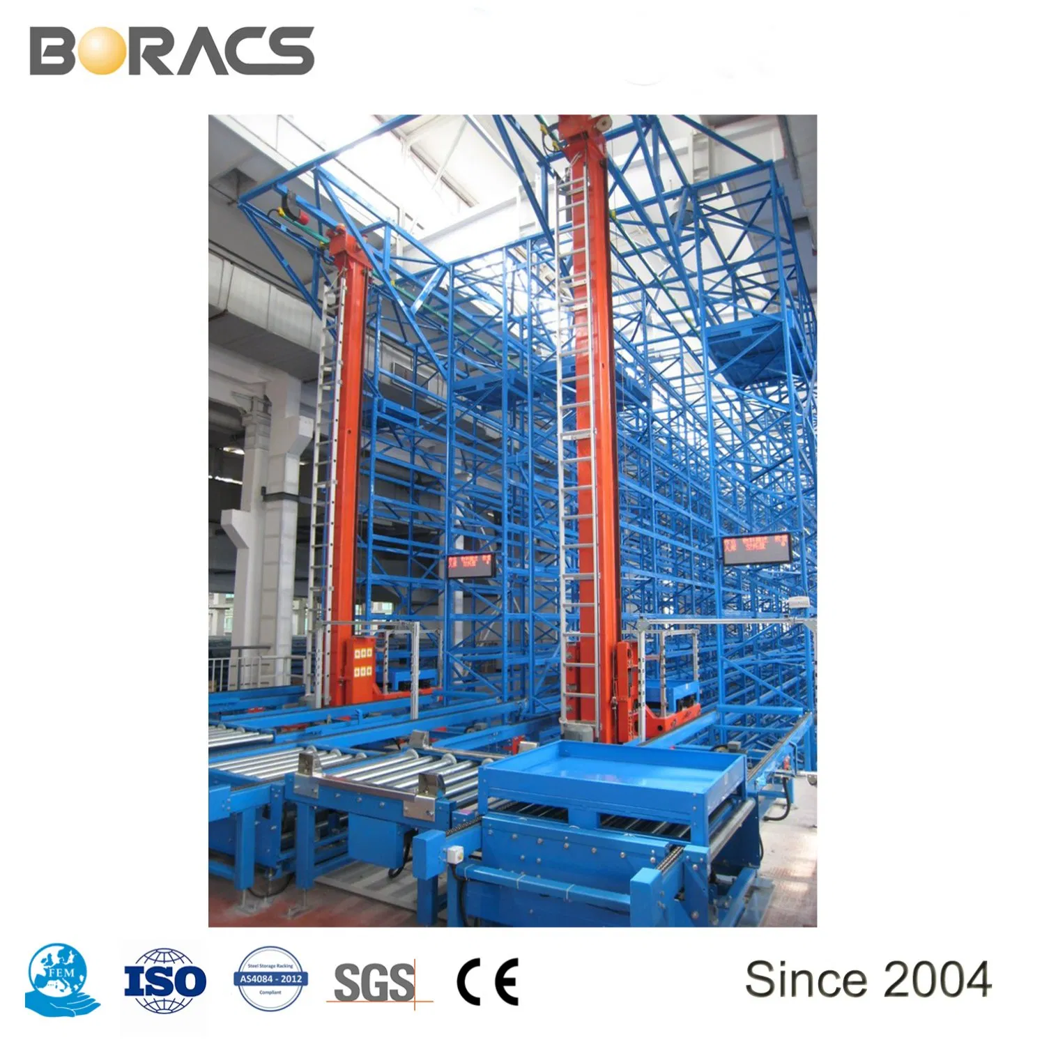 Warehouse Pallet System Cold Room Automated Storage and Retrieval as/RS Racking System