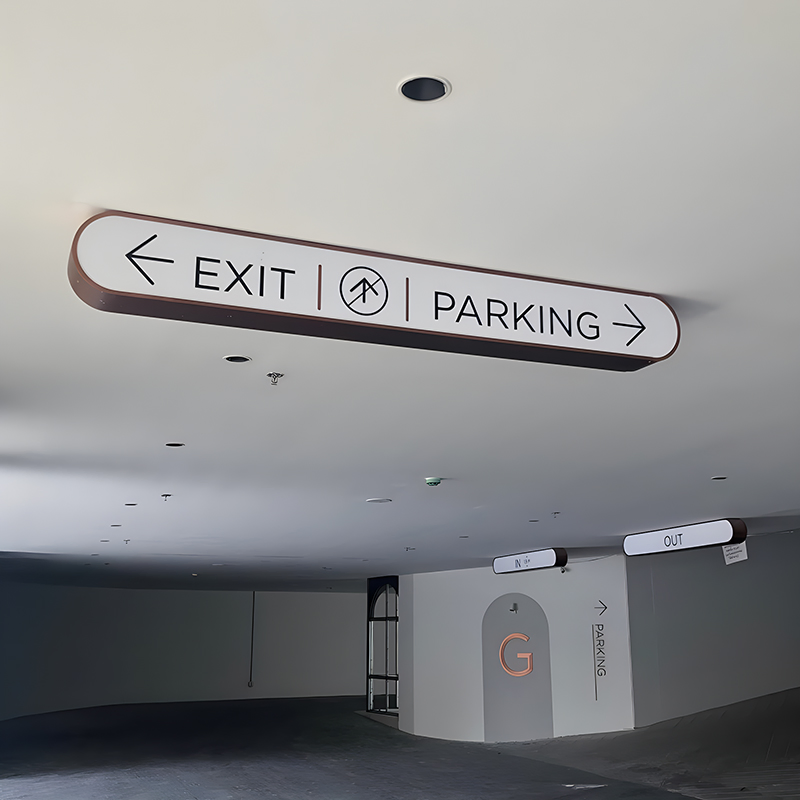 Free Design Building House Number Signage Wayfinding Sign for Advertising