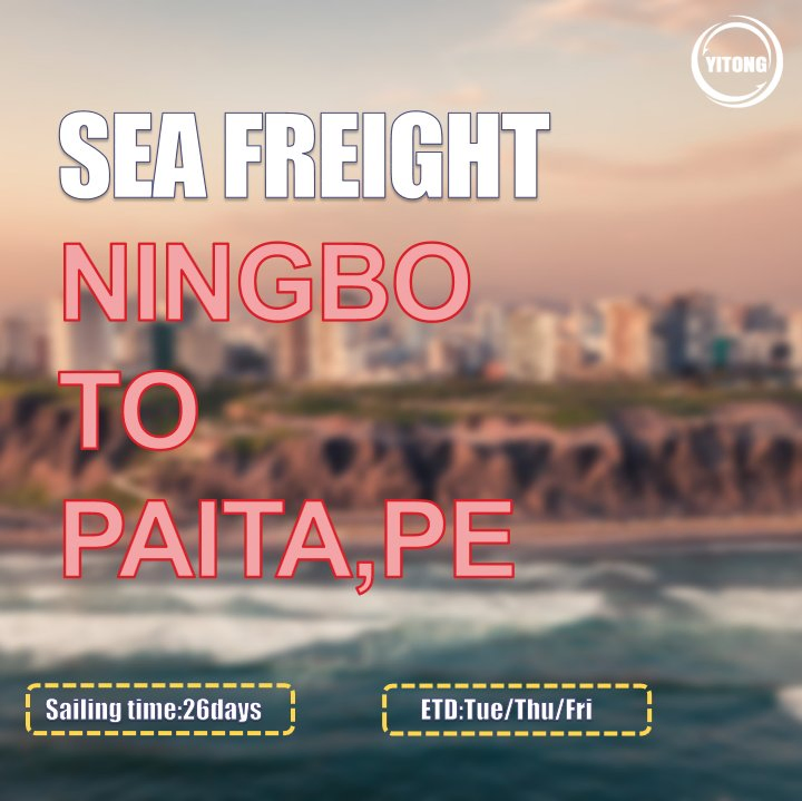 Sea Freight Tracking From Shanghai to Paita Peru