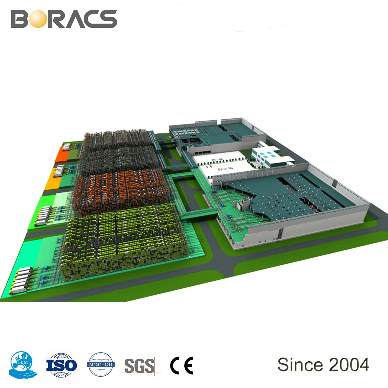 Automated Racking Storage High Density Warehouse Automated Racking Systems Automatic Storage Retrieval System