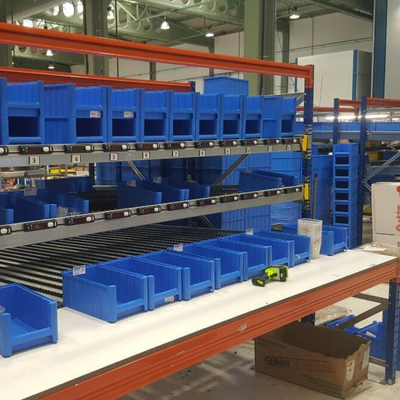 High-Performance Wms Batch Picking Ptl Pick to Light Sorting System