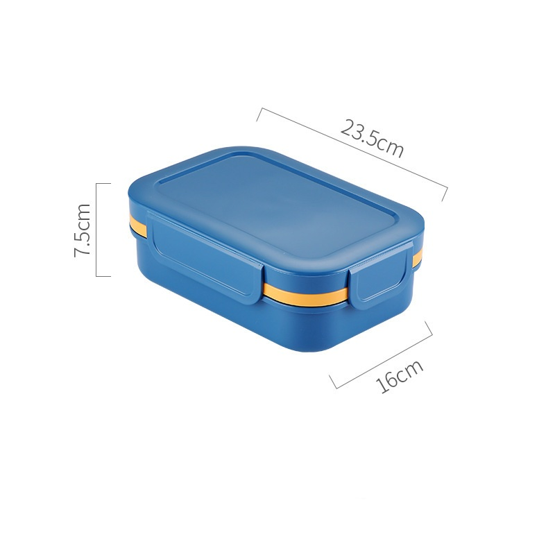 Portable Large-Capacity Microwave-Safe Lunch Box for Easy Meal Prep