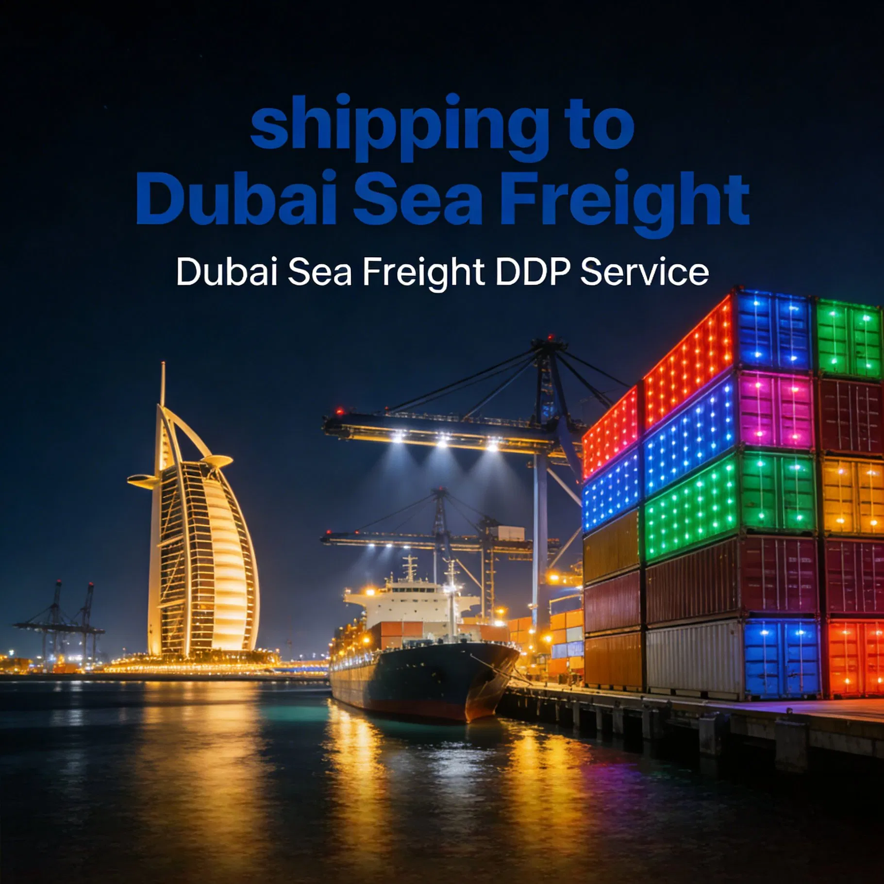 Ontask UAE Sea Freight No Risk! Full Tracking &amp; Loss Compensation