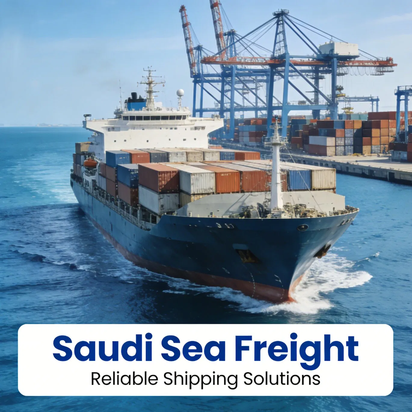 Saudi Cross-Border Sea Shipping - DDP Logistics with Last-Mile Delivery Included