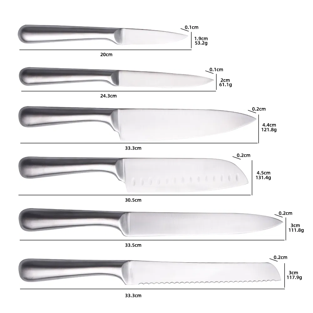 Kitchen Knife Set Detail 6