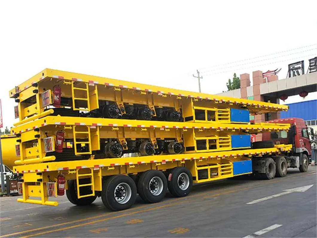 Flatbed Trailer View 1