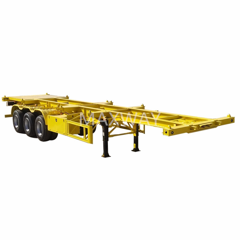 Manufacterur High Quality 40 FT 2-3 Axle Skeletal Semi Traler/ Skeleton Semi Trailer/ Wharf Semi Trailer for Sale