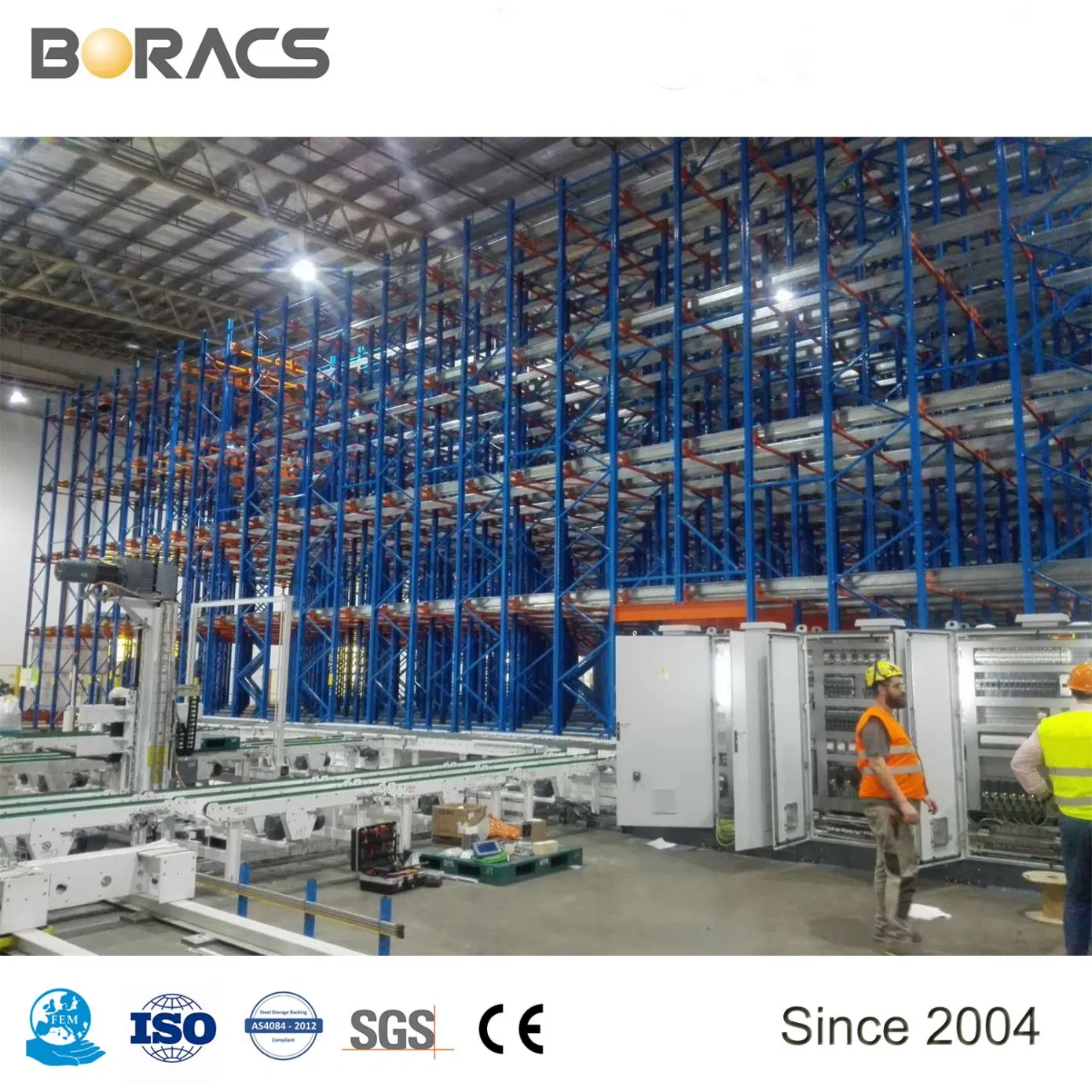Warehouse Pallet System Cold Room Automated Storage and Retrieval as/RS Racking System