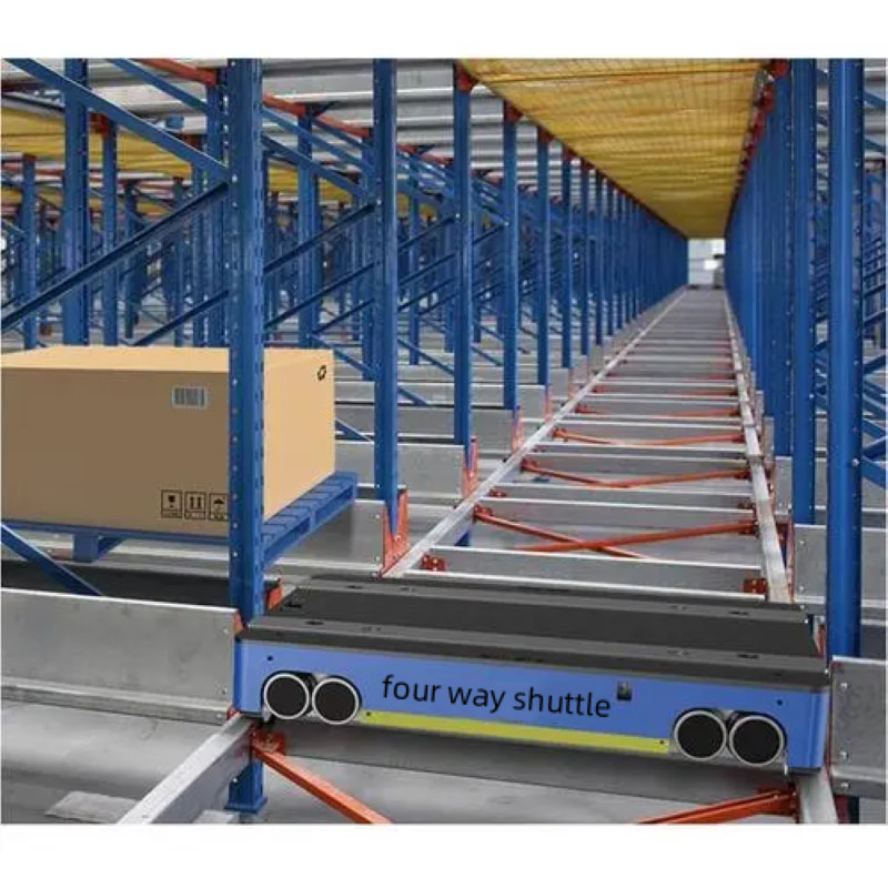 Intelligent Automatic Storage and Retrieval System for Steel Automated Warehouse Storage Racking with Agv