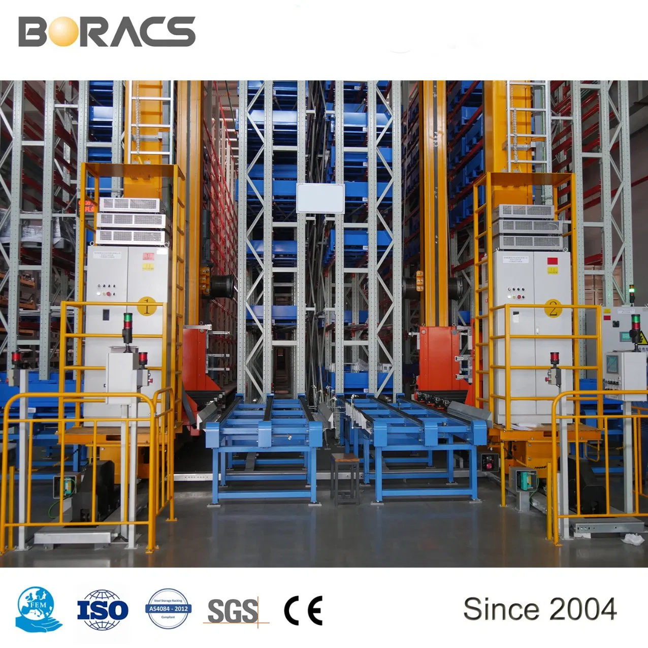Warehouse Pallet System Cold Room Automated Storage and Retrieval as/RS Racking System