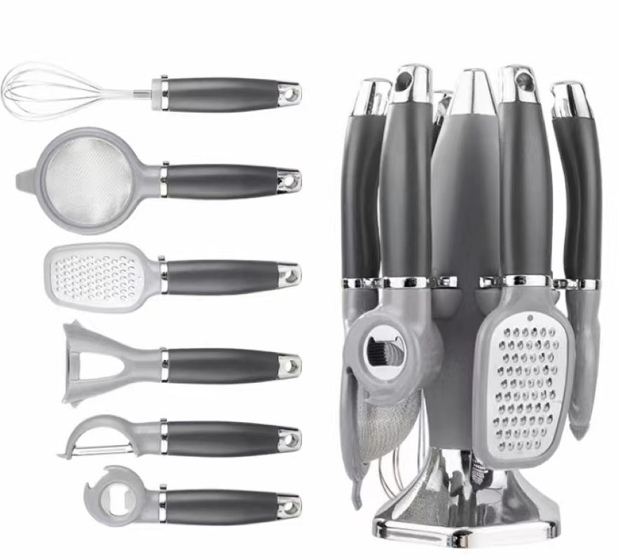 7-in-1 Multi-Functional Silicone Cooking Utensils Set for Easy Meal Prep