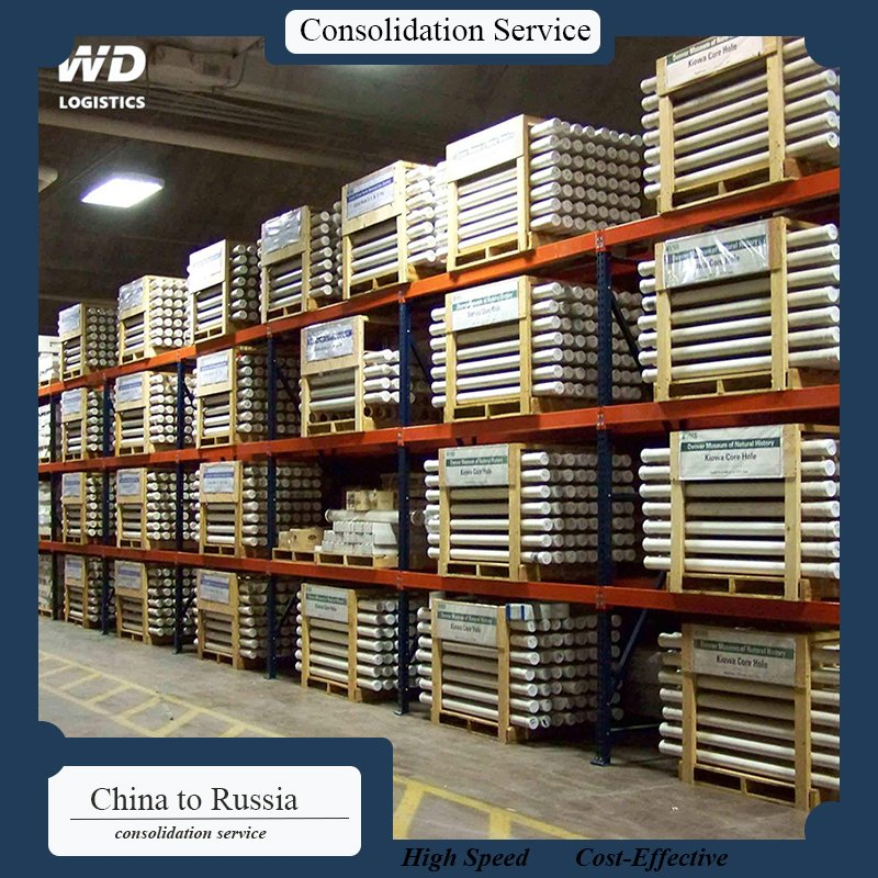 Efficient and High Speed Consolidation with Warehouse Service From China to Russia Moscow Sankt Peterburg Chelyabinsk Novosibirsk