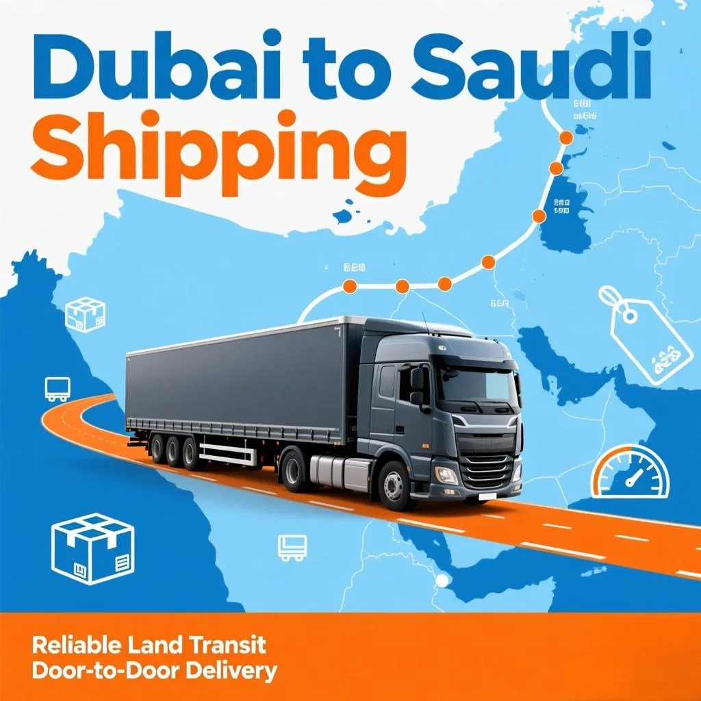 Dubai to Saudi Less Than Container Load (LCL) Shipping