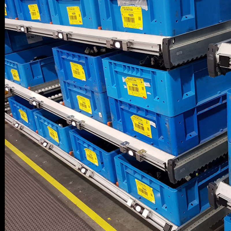 High-Performance Wms Batch Picking Ptl Pick to Light Sorting System