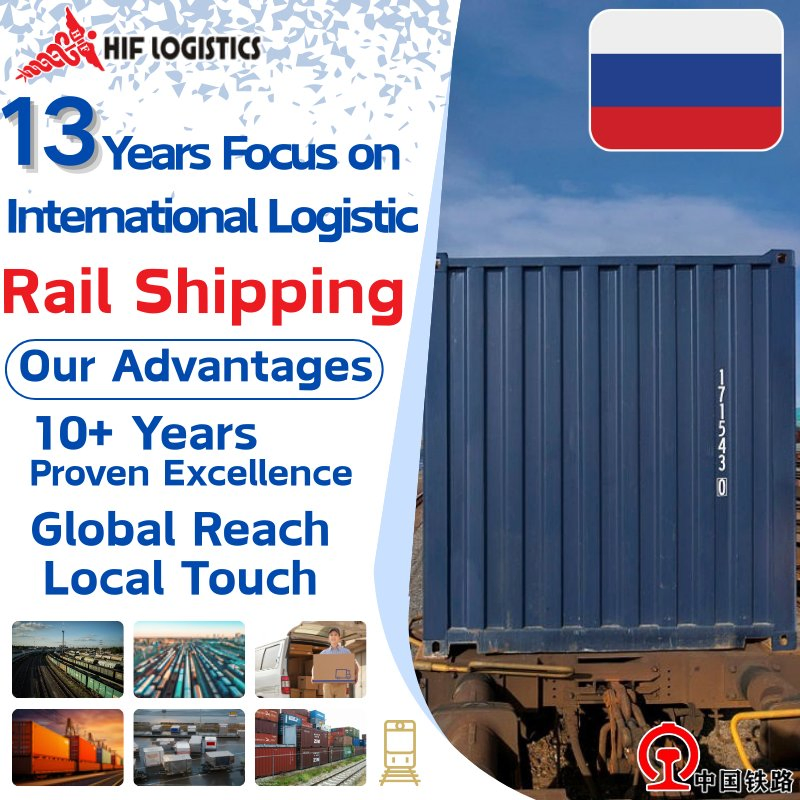 Professional China– Russia Railway Cargo Shipping – Full Container &amp; Consolidated Loads with DDP Option