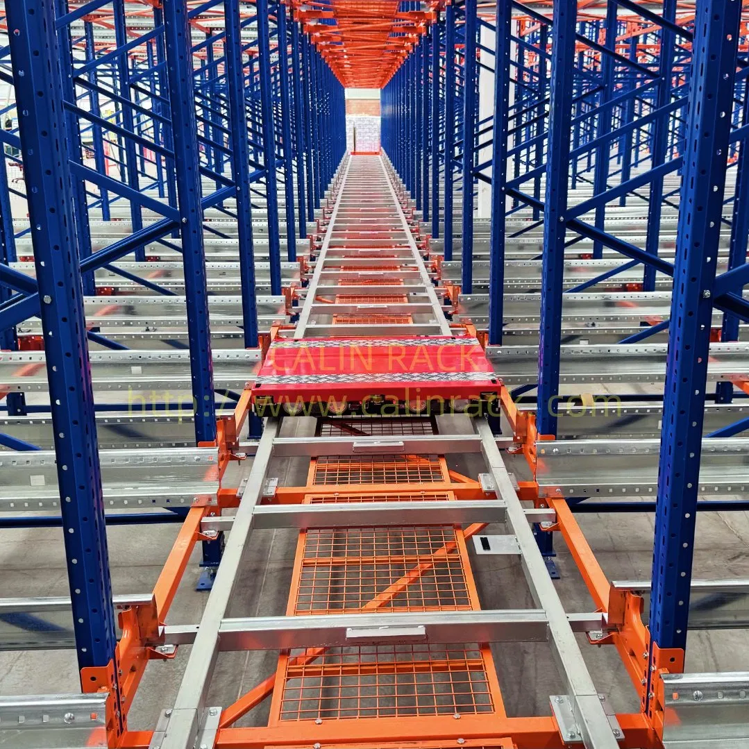 Intelligent Automatic Storage and Retrieval System for Steel Automated Warehouse Storage Racking with Agv