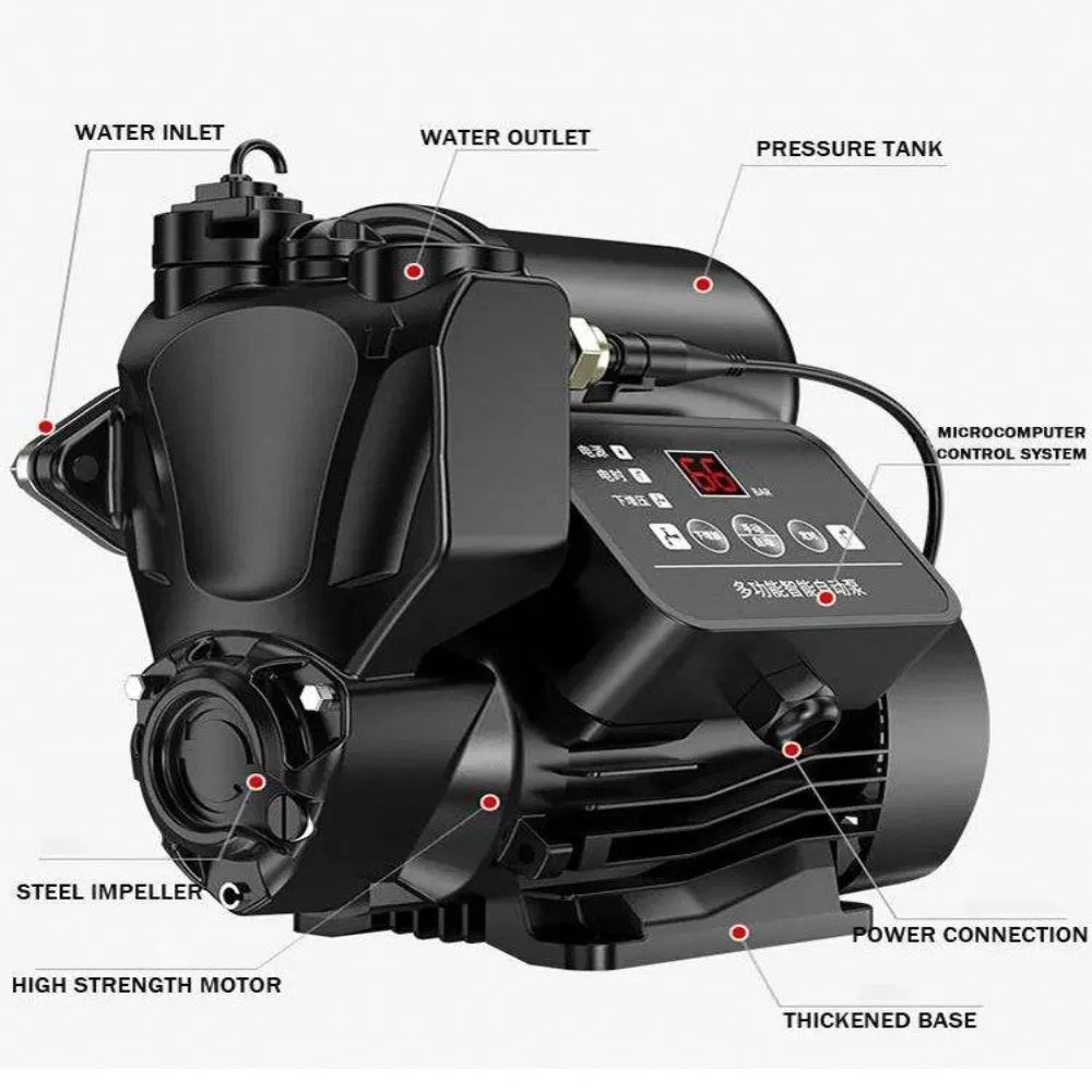 Smart Silent High Pressure Electric Self Priming Compact Water Storage
