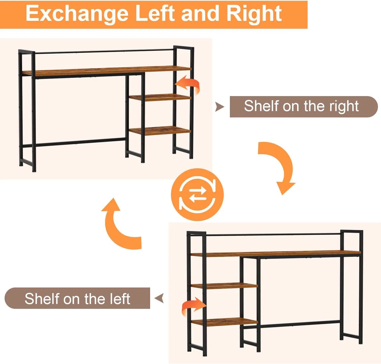 4-Layer Computer Monitor Desktop Storage Rack Storage