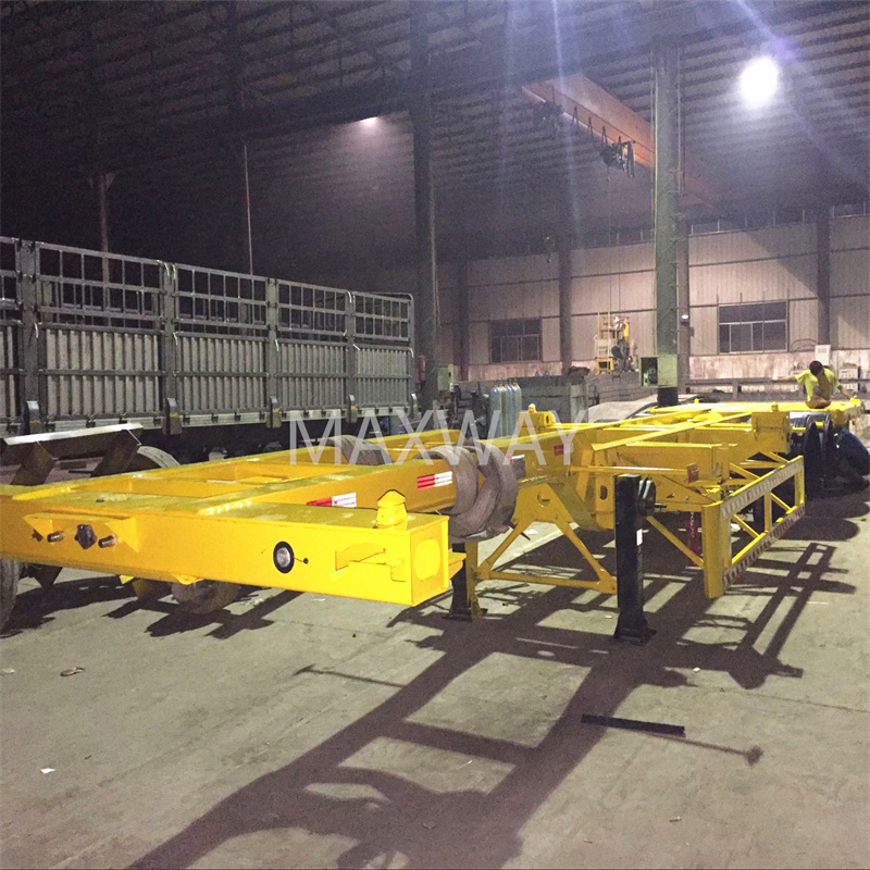 Skeleton Semi-Trailer Can Be Added to Turn Lock Shipping Container Factory Direct Sale Price Is Cheap