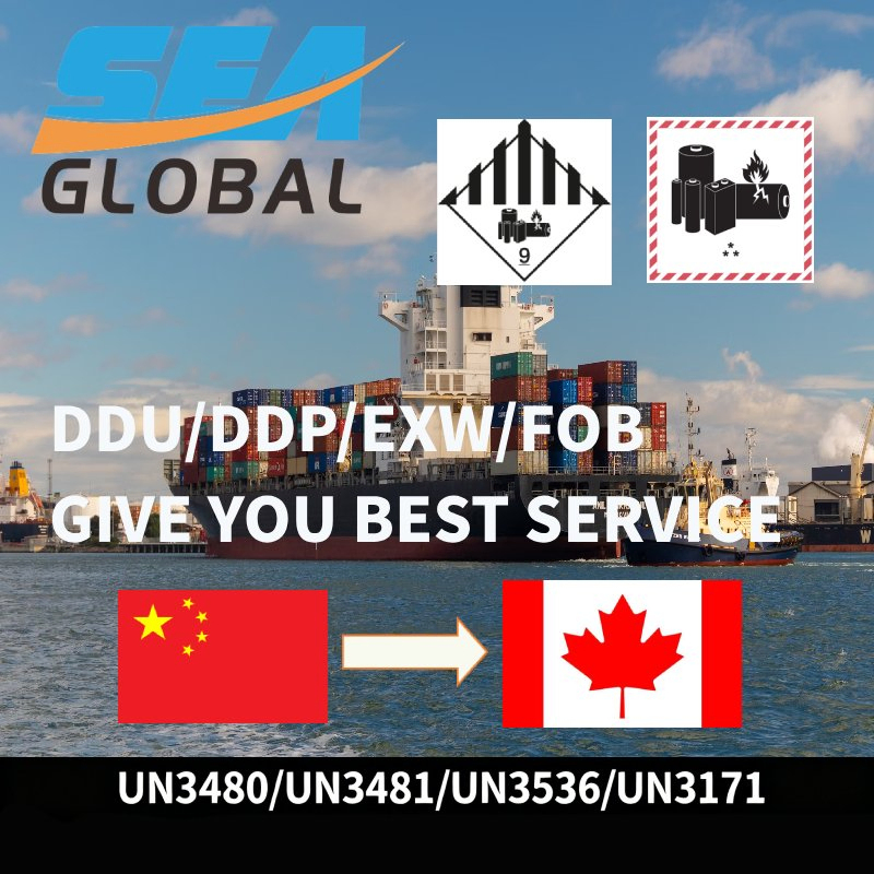 Dangerous Cargo Battery Air Freight Shipping Logistics Forwarder to Canada