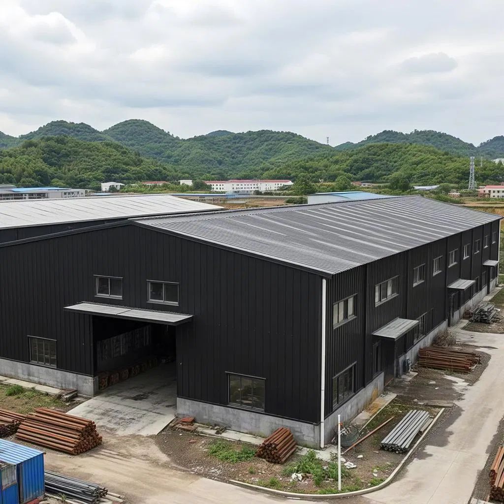 Commercial Steel Distribution Centers High-Clearance for Logistics Operations