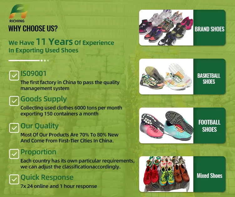 Wholesale Second Hand Brand Sport Shoes