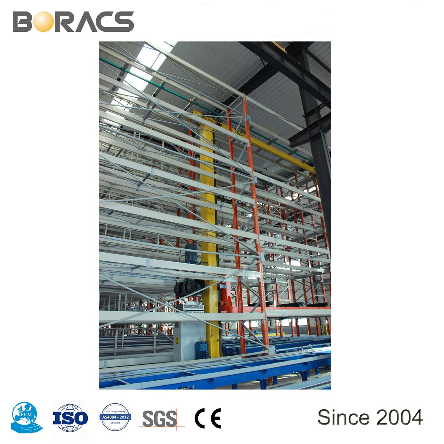 Warehouse Pallet System Cold Room Automated Storage and Retrieval as/RS Racking System