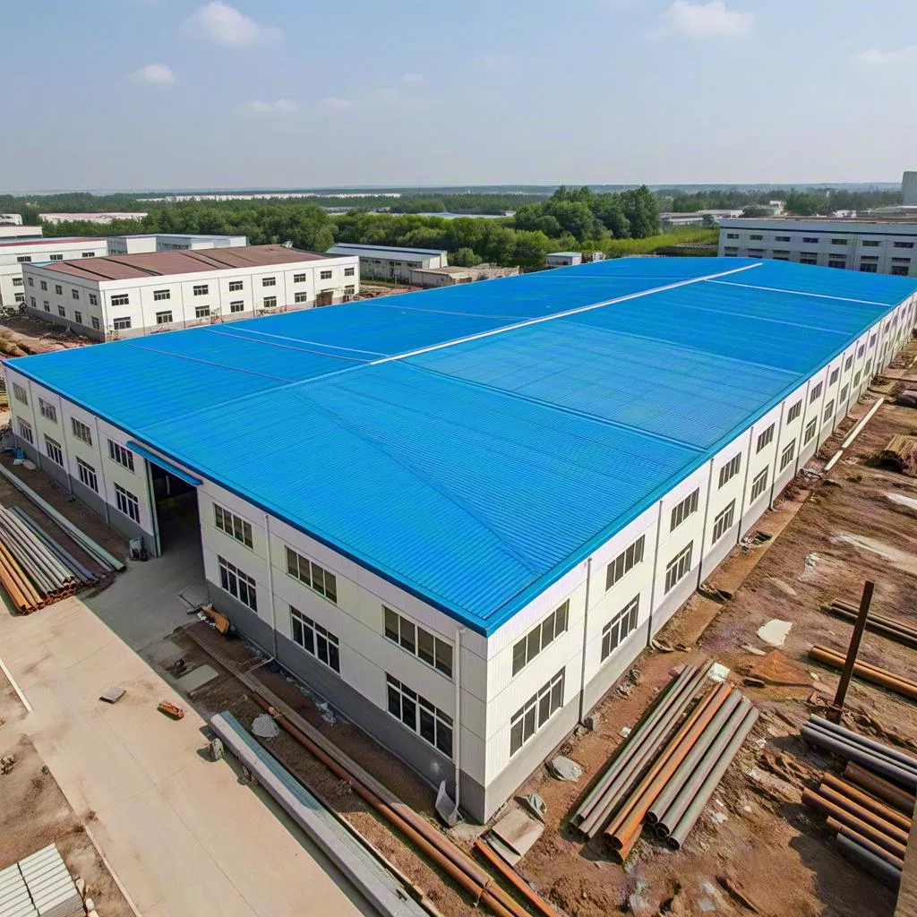 Commercial Steel Distribution Centers High-Clearance for Logistics Operations