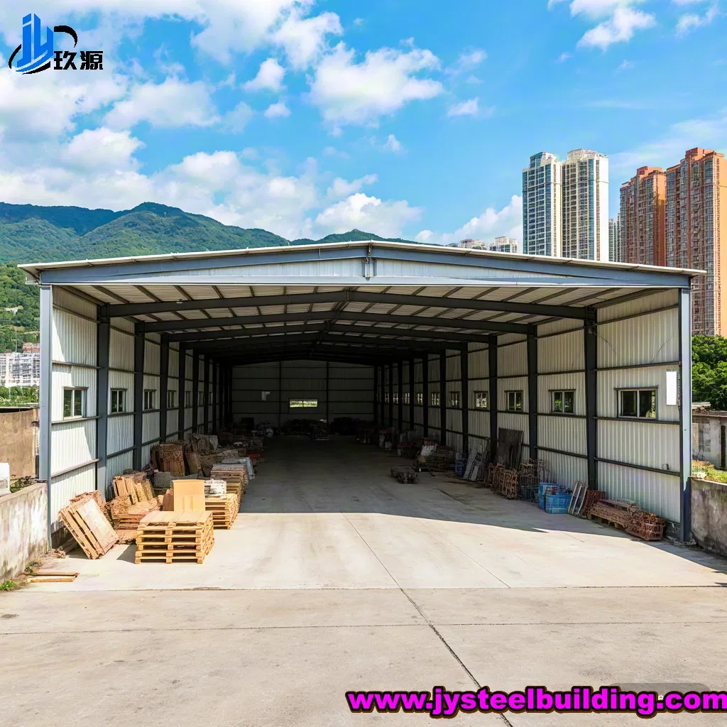 Eco-Friendly Steel Structure Storage Building with Ventilation Systems - Ideal for Bulk Goods Logistics